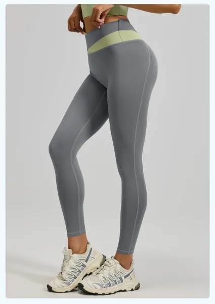 Design Wrap-Around Striped Sports Bra in Cream Purple Activewear - 26