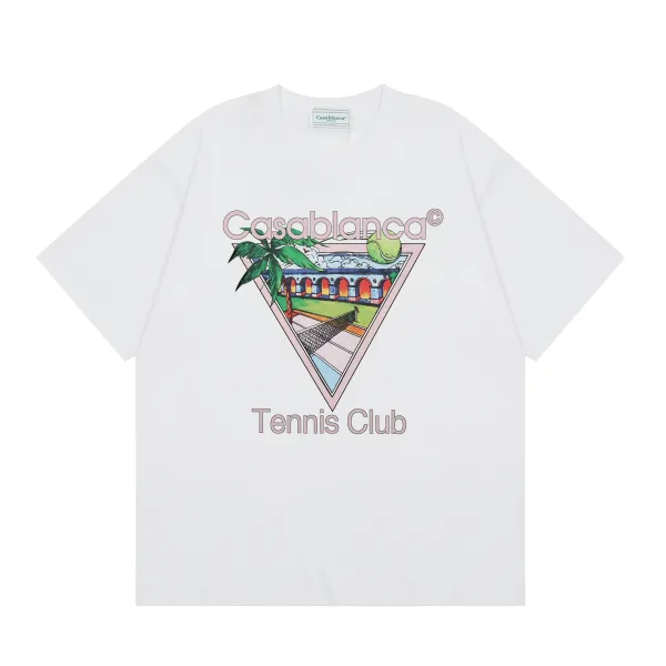 Casablanca Citrus Floral Print Oversized T-Shirt White - 6
