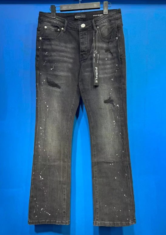 Purple Brand Washed Ripped Light Blue Jeans photo 2
