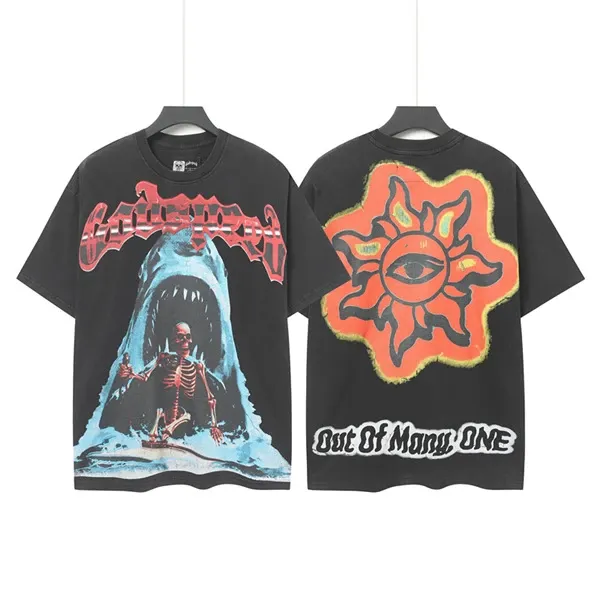 Godspeed Out Of Many One Skeleton Basketball T-Shirt Black - 17