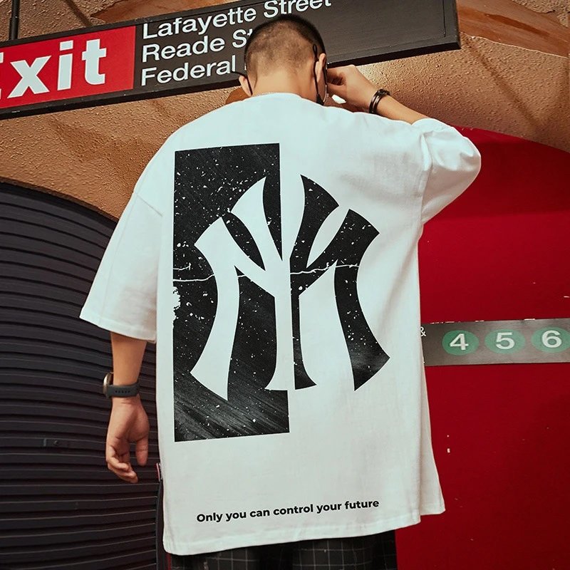 American Style Oversized Crew Neck T-Shirt