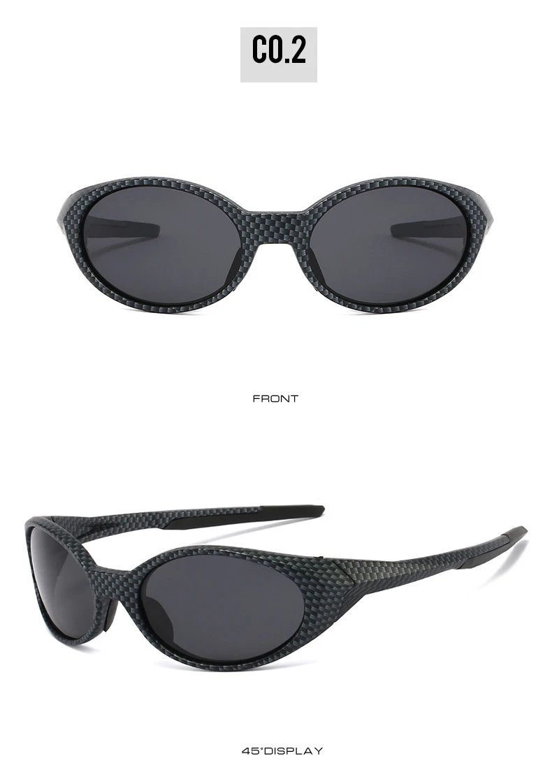 Design Sporty Wraparound Sunglasses Black / Red - 7