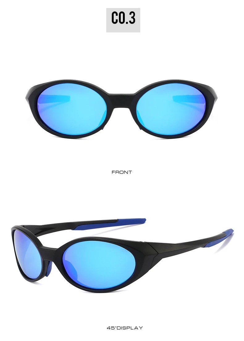Design Sporty Wraparound Sunglasses Black / Red - 8