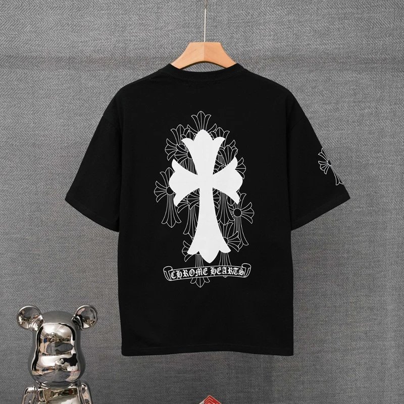 Chrome Hearts x Jesse Jo Stark Fire of Love Graphic T-Shirt White - 4
