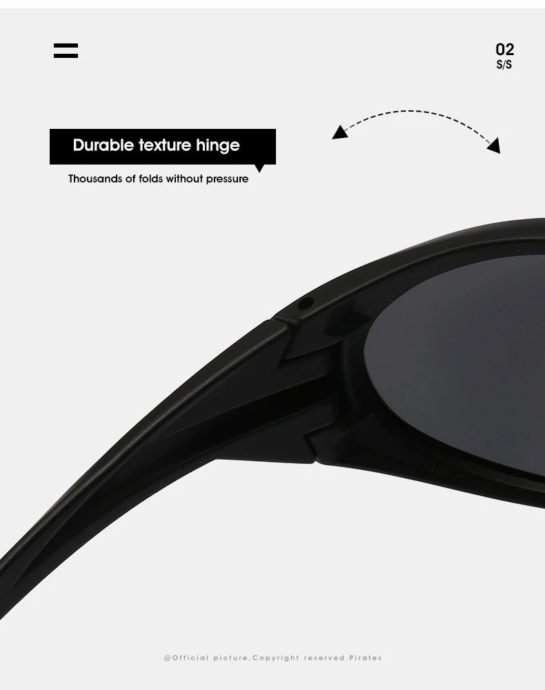 Design Sporty Wraparound Sunglasses Black / Red - 16