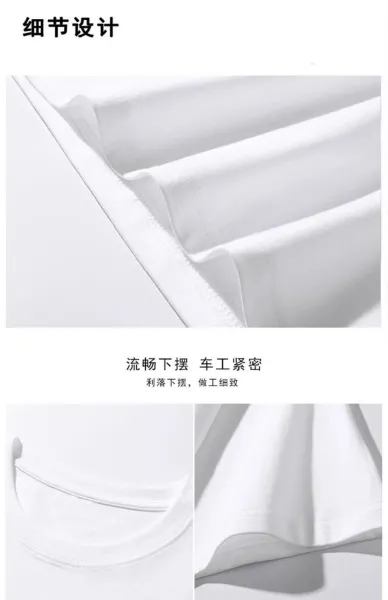 Design Lotus Ink Sketch White T-Shirt - 12