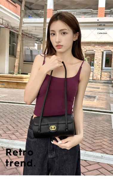 HAN Mini Barrel Crossbody Bag White - 2