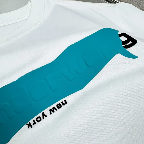Alexander Wang Logo Neck T-Shirt White T-Shirt - 20
