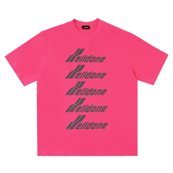 Design Helldon Graphic Print Oversized T-Shirt White - 31