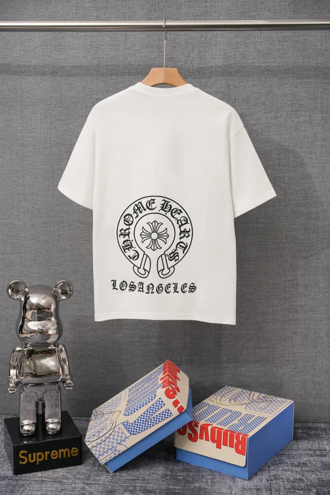 Chrome Hearts x Jesse Jo Stark Fire of Love Graphic T-Shirt White - 17