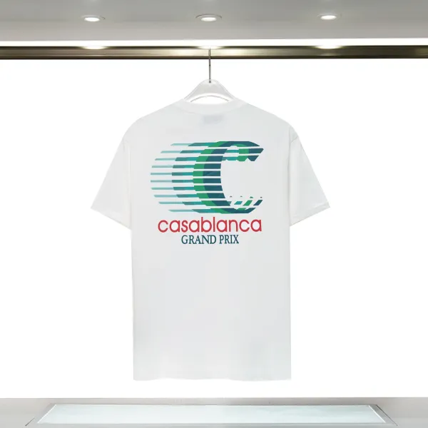 Casablanca Grand Prix White T-Shirt - 1