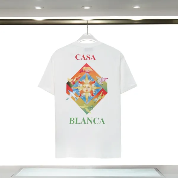 Casablanca Casa Blanca Sun Compass Graphic T-Shirt White T-Shirts - 1