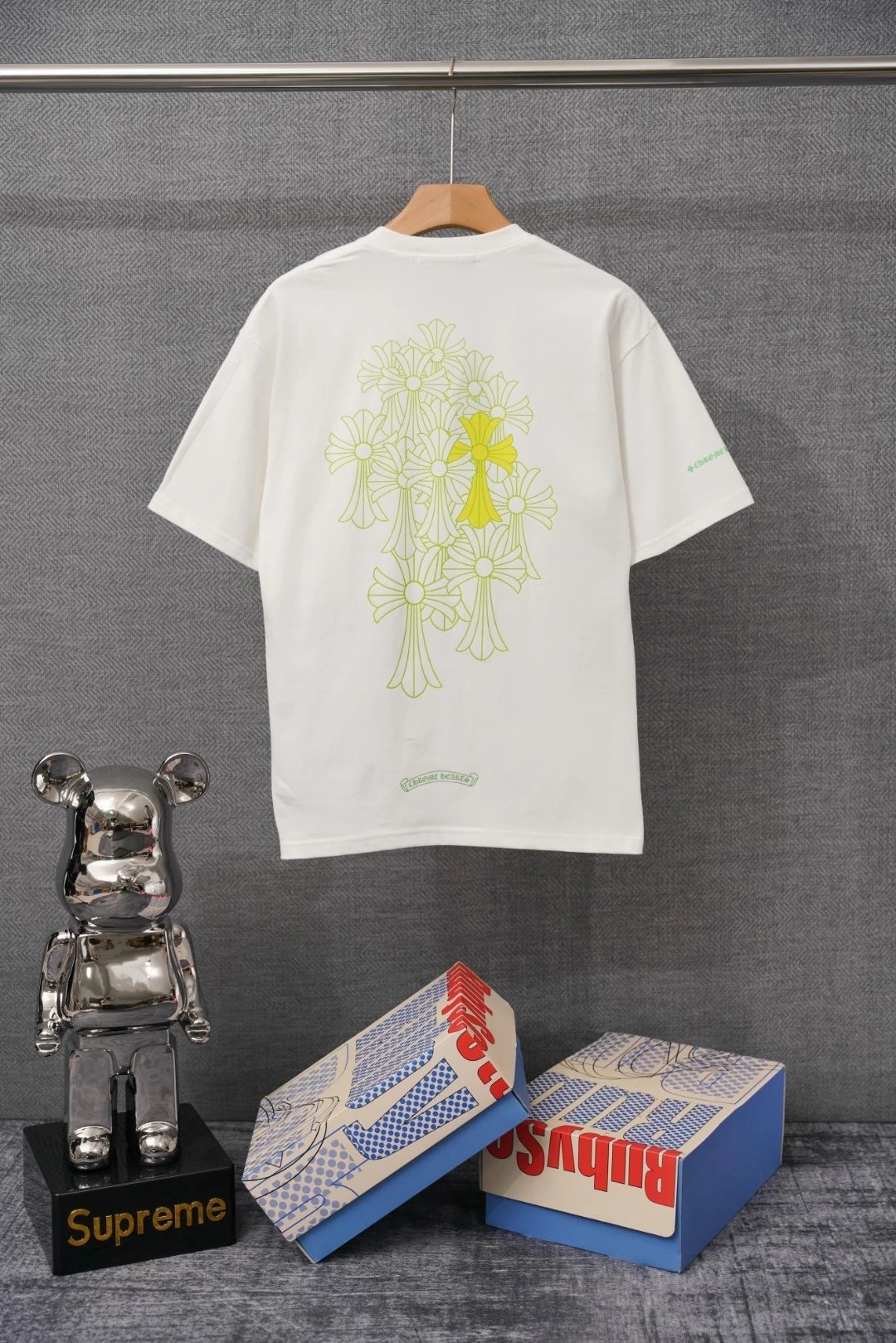 Chrome Hearts x Jesse Jo Stark Fire of Love Graphic T-Shirt White - 30