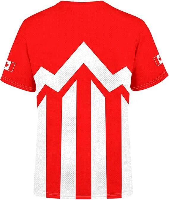 Design Canada National Team Soccer Fan T-Shirt Red White T-Shirts - 10