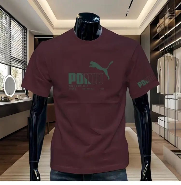Puma Logo Graphic T-Shirt Dark Gray - 10
