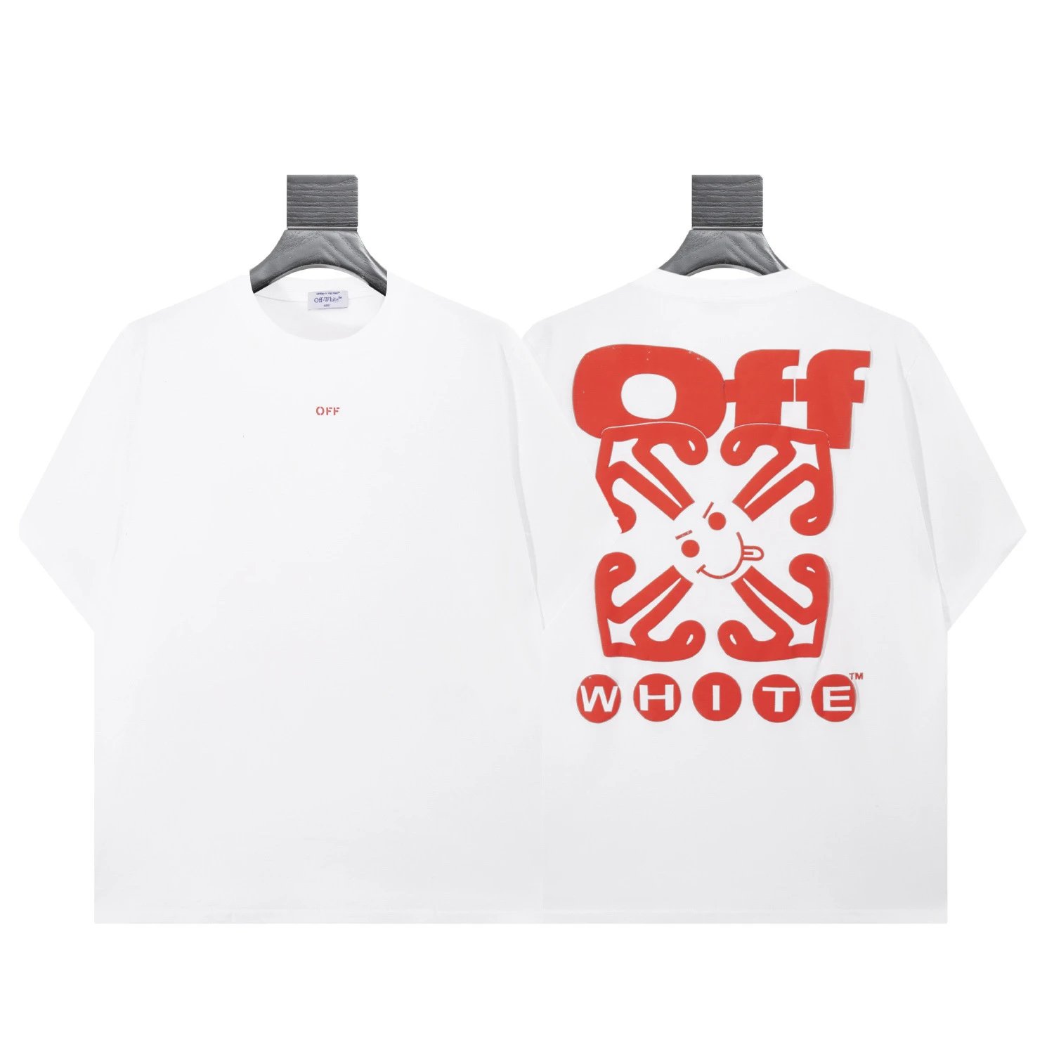 Off-White Angel Print T-Shirt Black - 4
