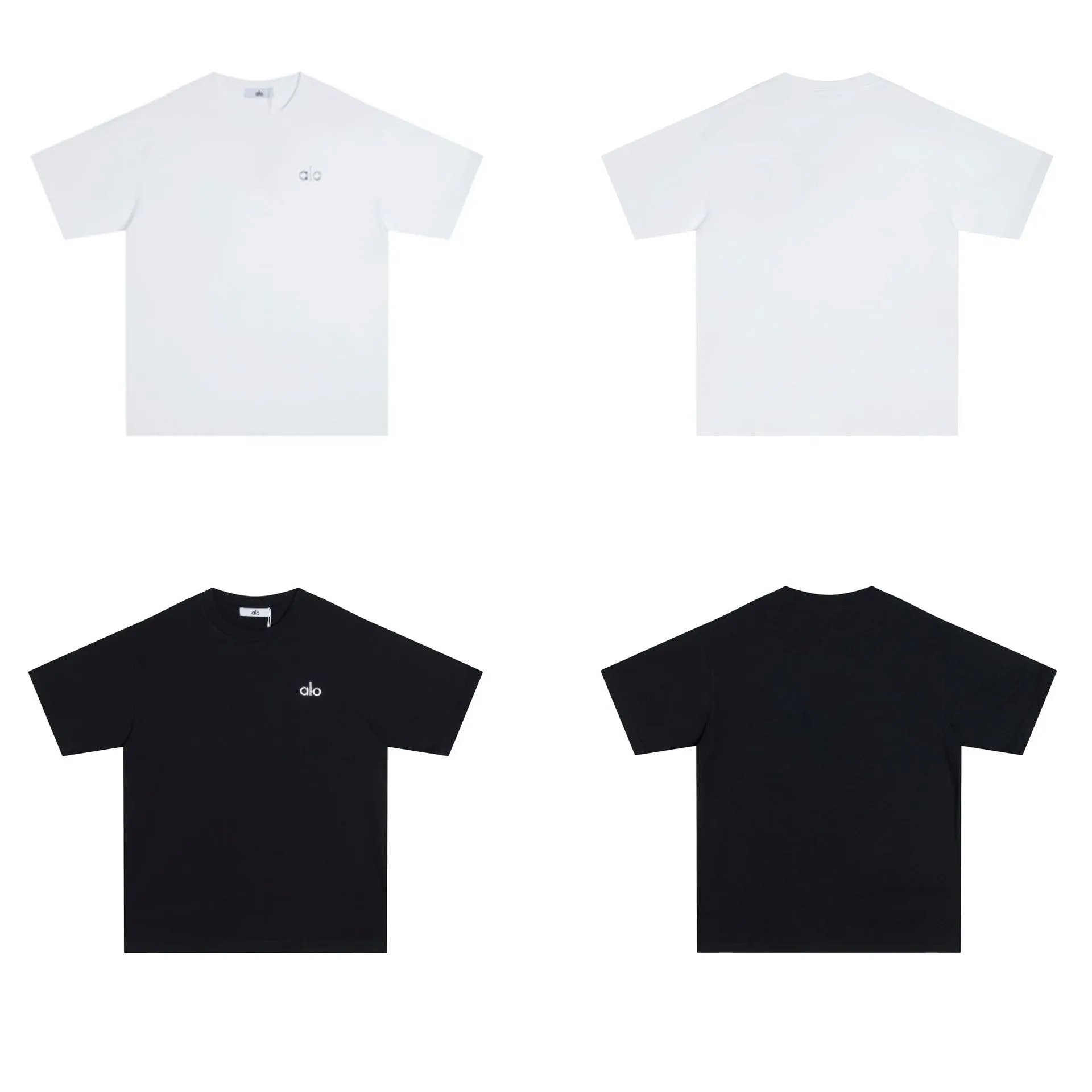 Alo Logo Graphic Black T-Shirt - 33