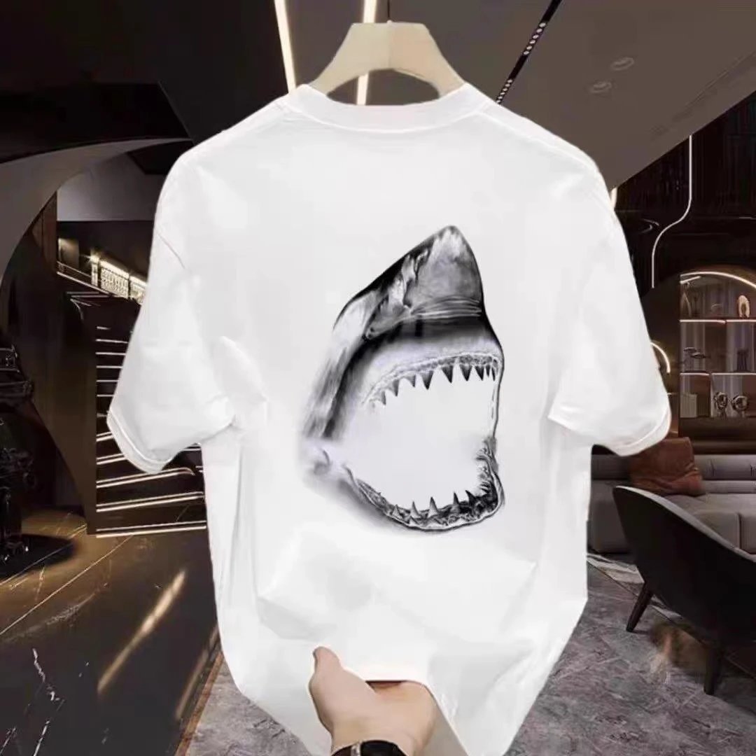 A37-White-Shark Black/Front and Back