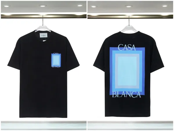 Casablanca Casa Blanca Graphic Print Black T-Shirt - 1