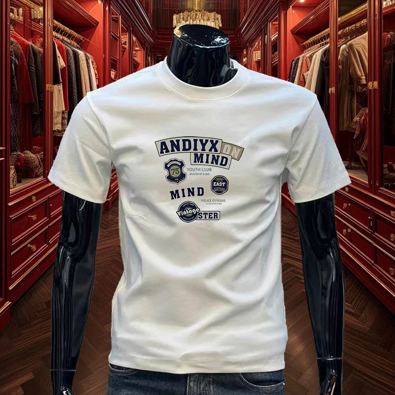 Design ANDIYX Mind Graphic Print White T-Shirt T-Shirts - 12