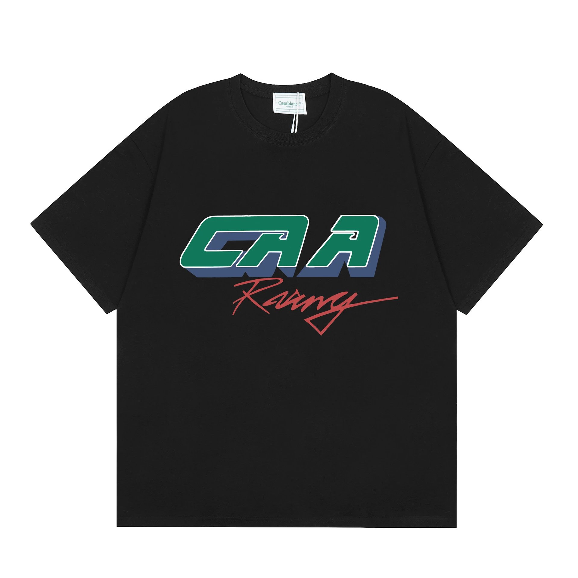 Casablanca Column Print Oversized White T-Shirt - 9