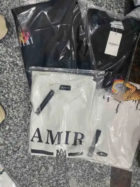 Amiri Motors M.A. Script Embroidered White T-Shirt - 5
