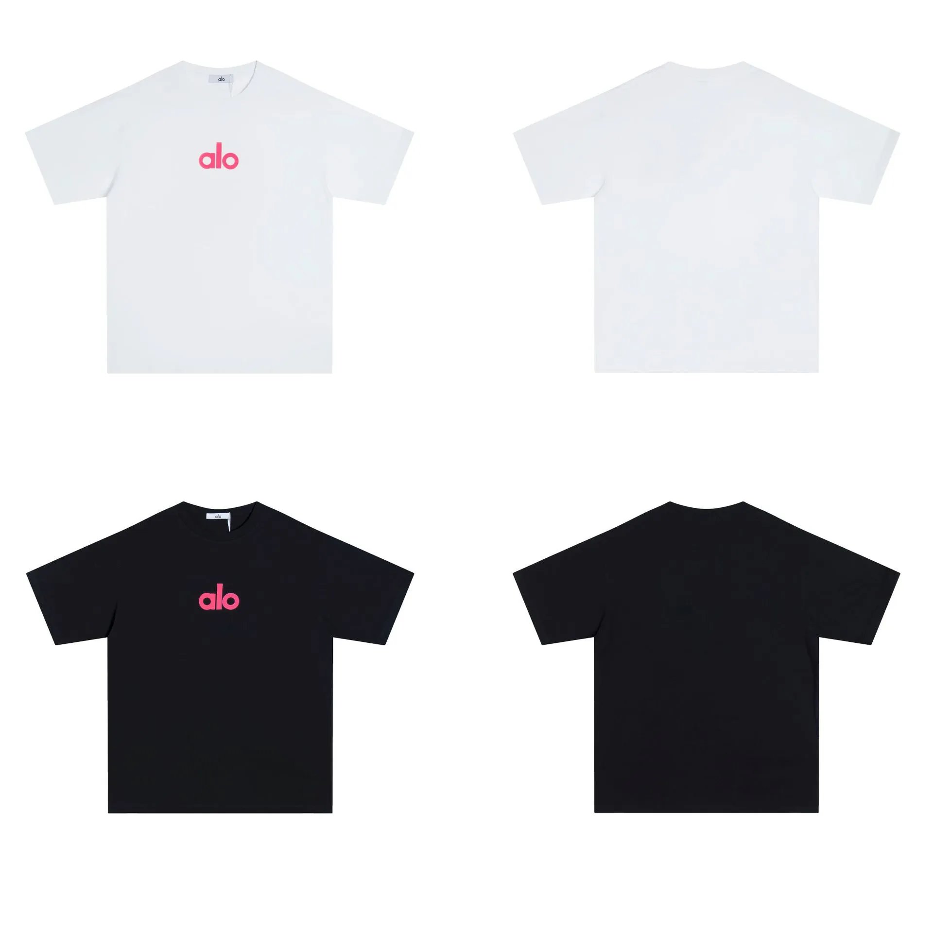 Alo Logo Graphic Black T-Shirt - 19