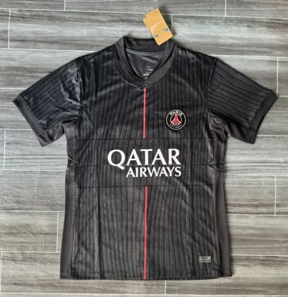 Paris Saint-Germain 2023-24 Third Jersey Black - 1