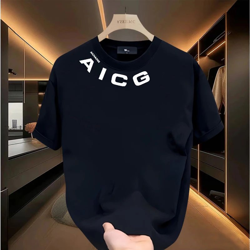黑色-- 领下靠右字母AICG