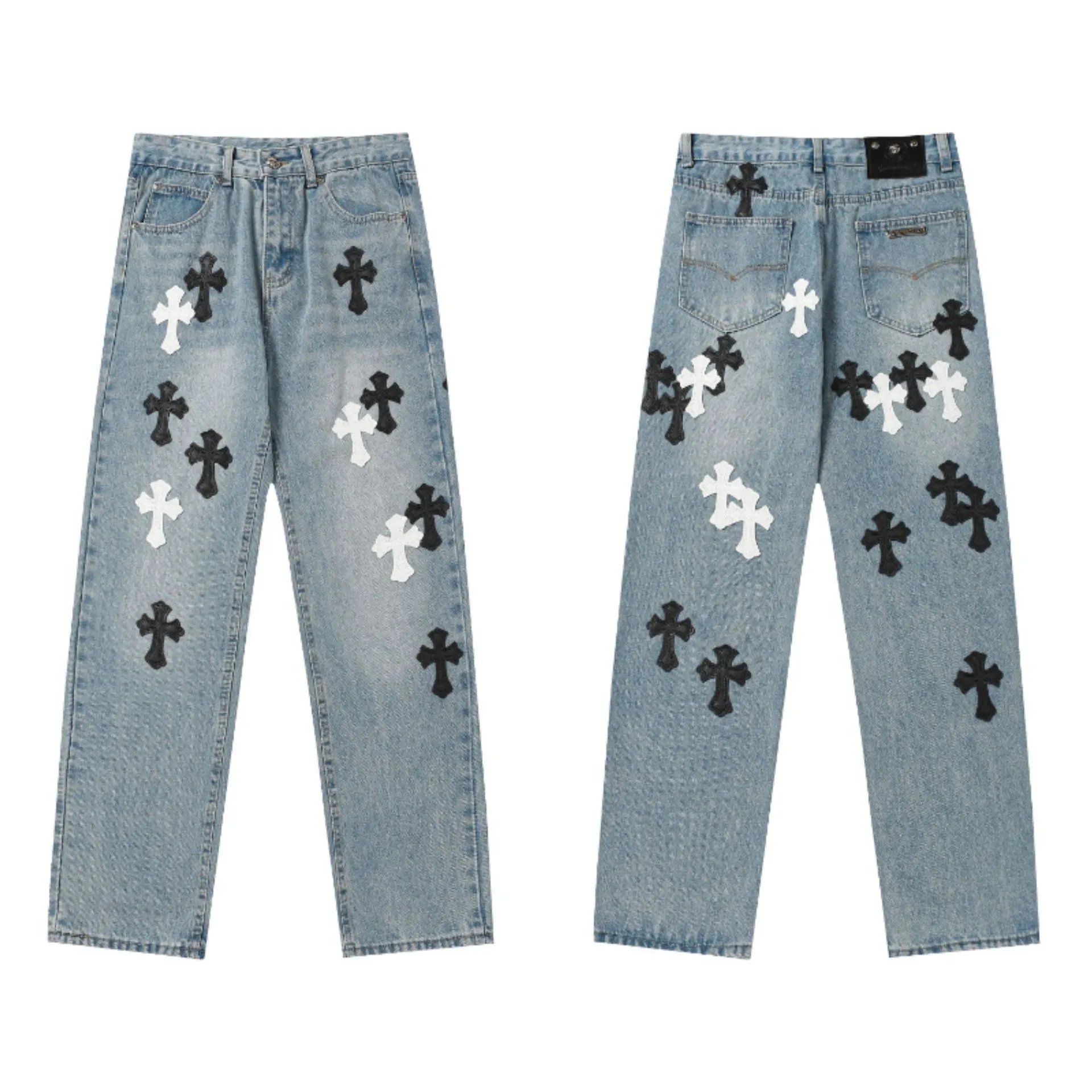 Chrome Hearts Cross-Embroidered Beige Cargo Pants - 39