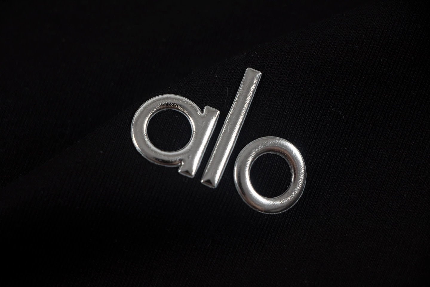 Alo Logo Graphic Black T-Shirt - 45