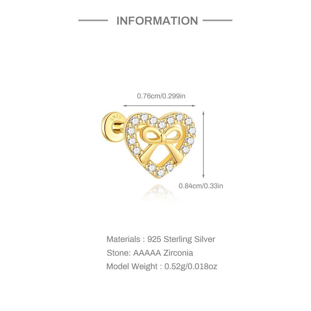 Design S925 Sterling Silver Dolphin Cartilage Earring Jewelry - 11