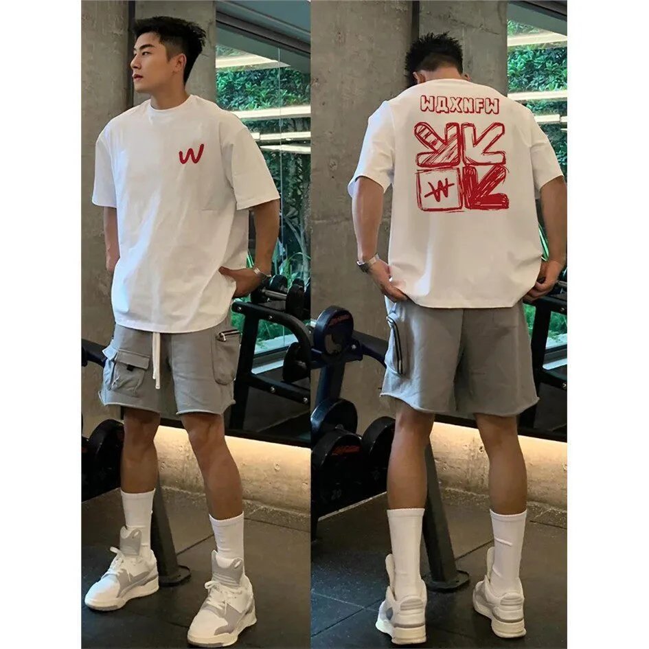 W Logo Graphic T-Shirt White