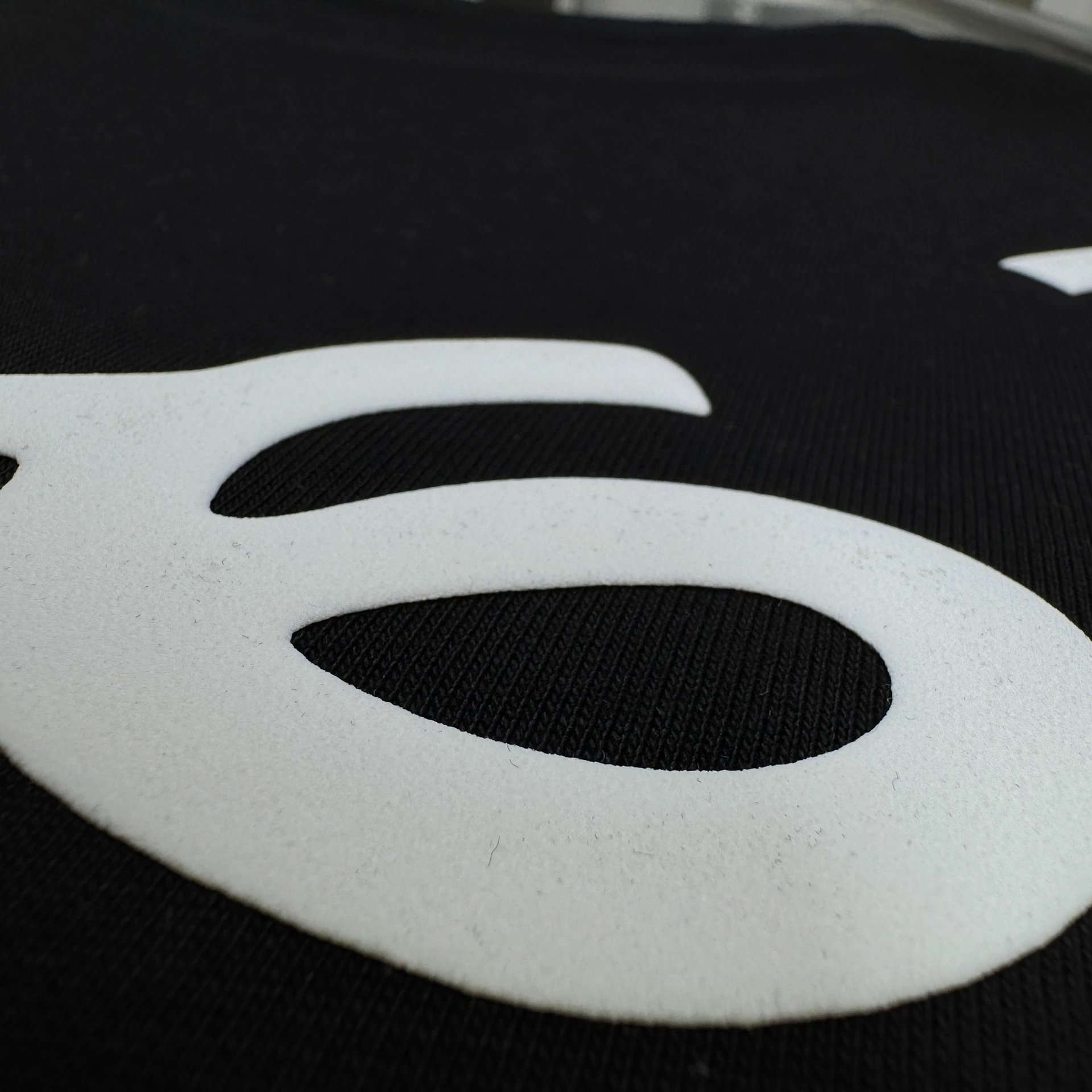 Maison Margiela Logo Embroidered T-Shirt White and Black - 26