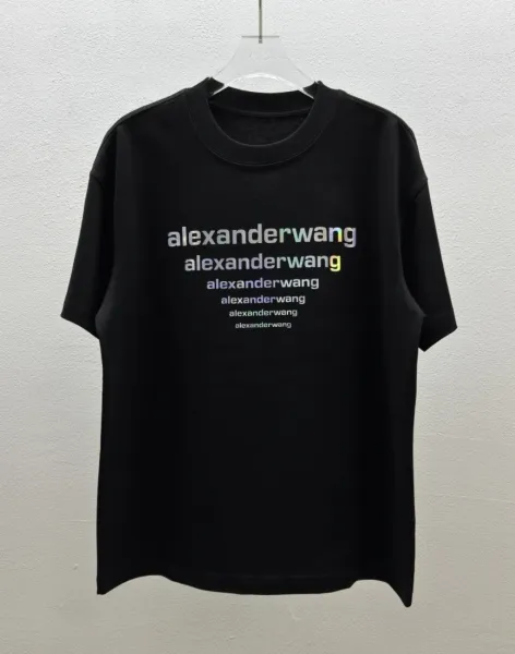 Alexander Wang Graphic Print Black T-Shirt - 23