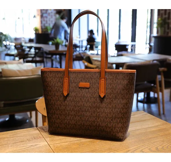 MMY Monogram Tote Bag Set Brown - 28