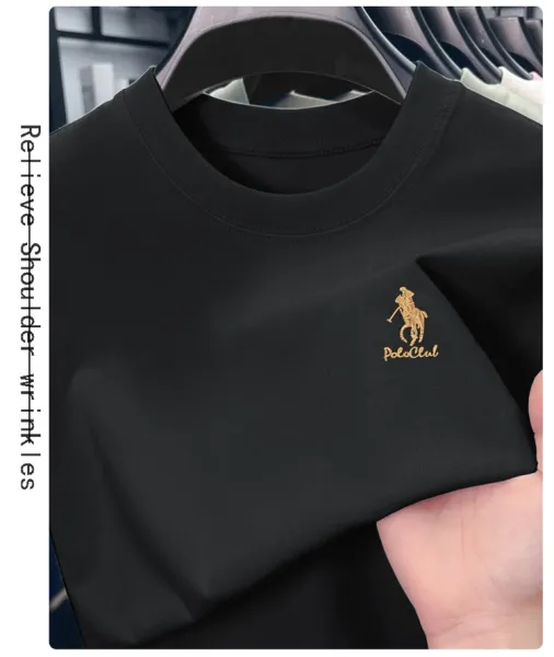 Polo Ralph Lauren Classic Polo Pony Embroidered Black T-Shirt - 13