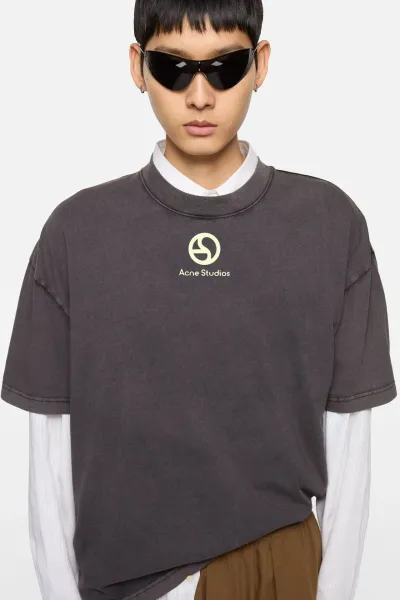 Acne Studios Stockholm 1996 Olive Green T-Shirt - 9