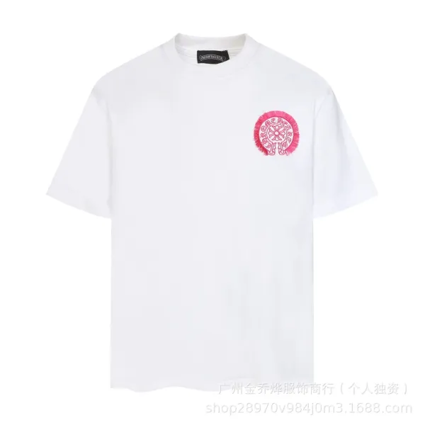Chrome Hearts Embroidered Circle Logo White T-Shirt - 10