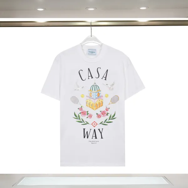 Casablanca Casa Way Graphic Print White T-Shirt - 1