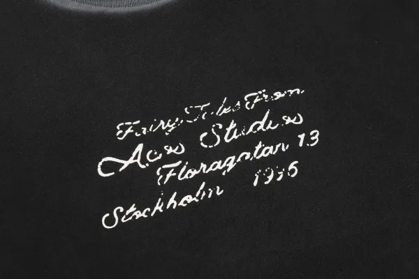 Acne Studios Stockholm 1996 Long-Sleeve T-Shirt Navy - 30