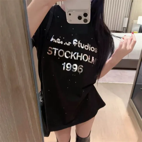 Acne Studios Stockholm 1996 Olive Green T-Shirt - 29