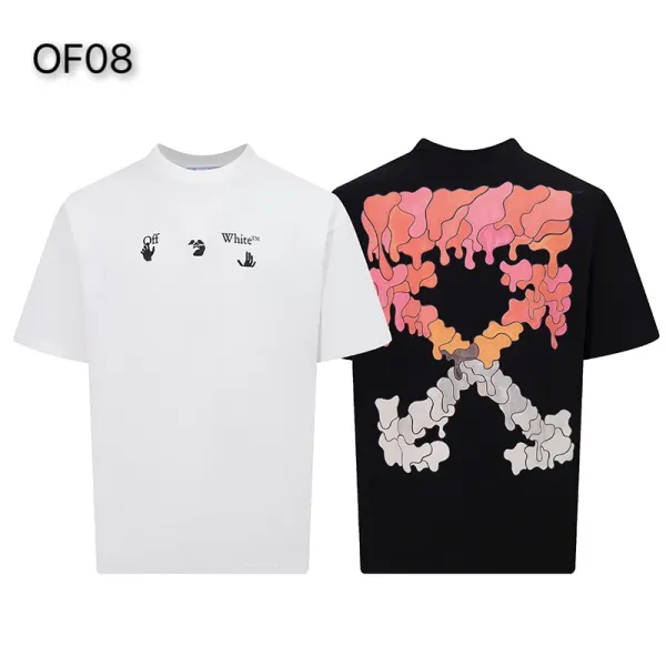 Off-White Mona Lisa Tape Print T-Shirt White and Black - 11
