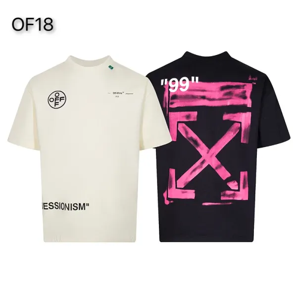 Off-White Mona Lisa Tape Print T-Shirt White and Black - 20