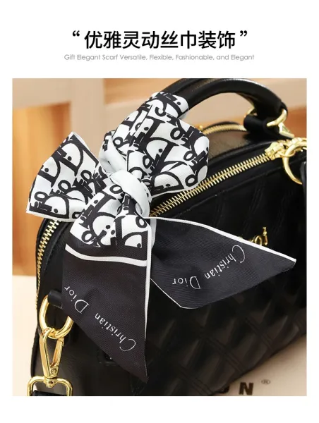 Dior Oblique Quilted Mini Handbag Black - 6