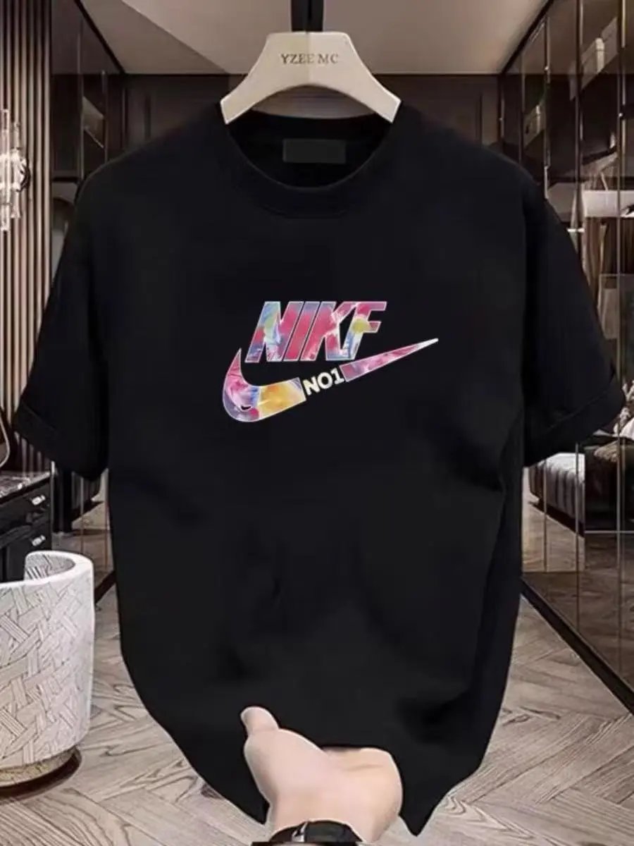 Nike NO1 Graphic T-Shirt Black with Neon Green - 28