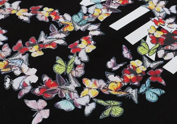 Amiri Butterfly Logo Print White T-Shirt - 13