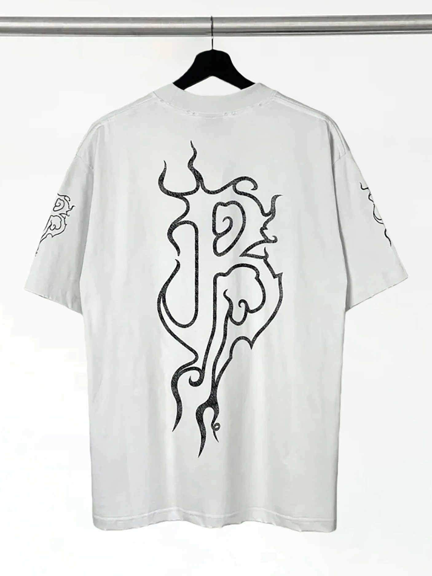 Design Gothic Script T-Shirt Black - 12