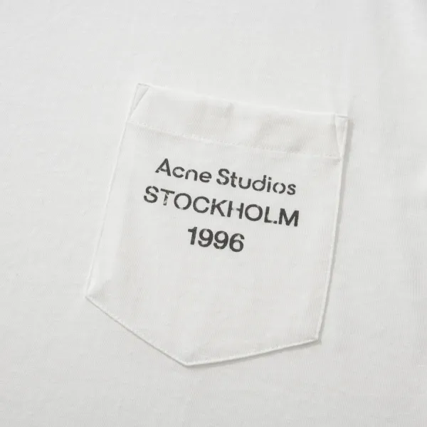 Acne Studios Heart Logo Oversized T-Shirt Pink - 9