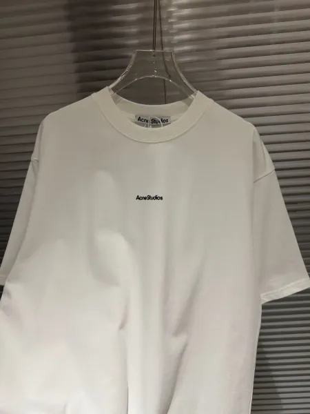Acne Studios Heart Logo Oversized T-Shirt Pink - 18